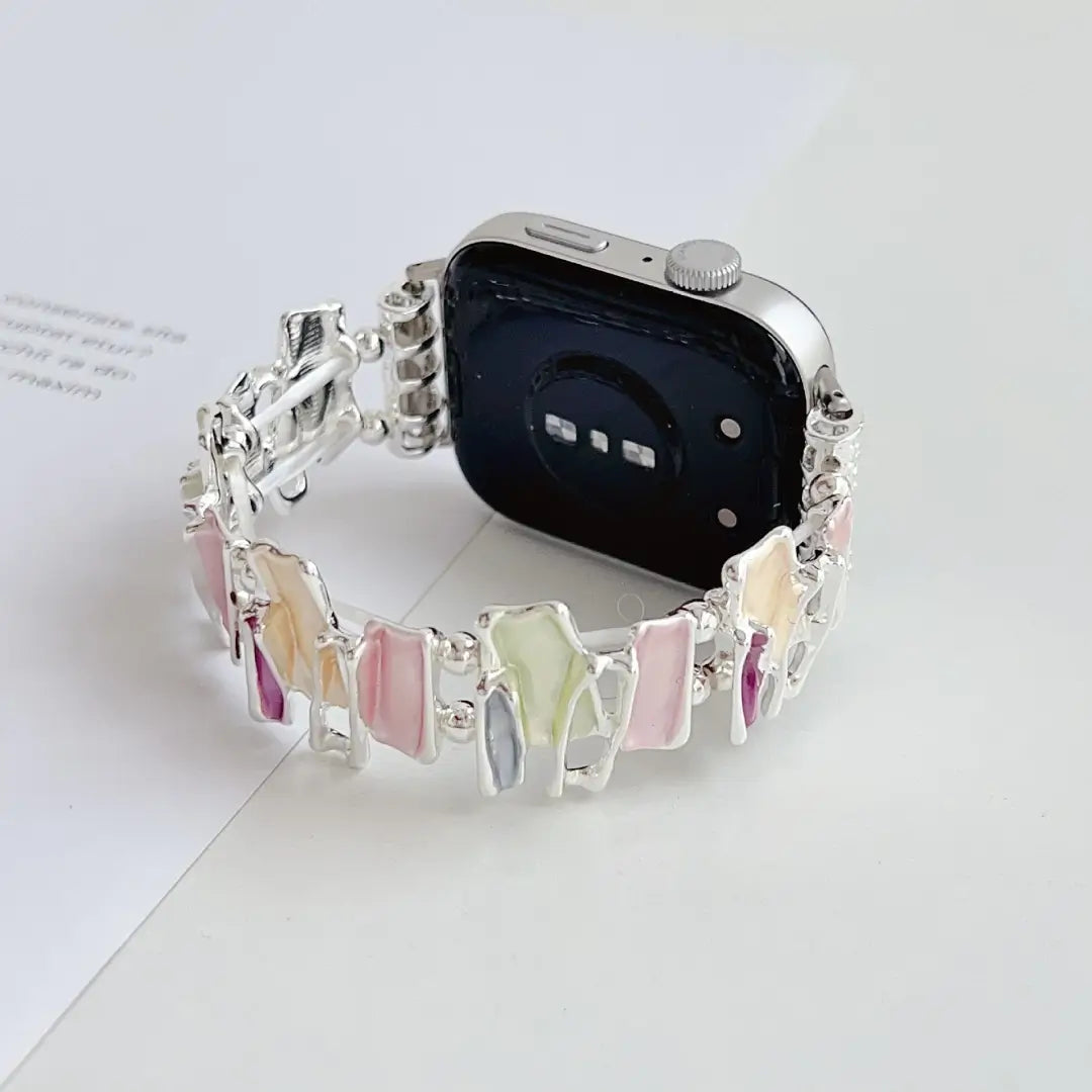 Floral Enamel Stretch Band