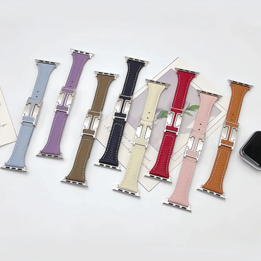 Slim H-shape apple watch band