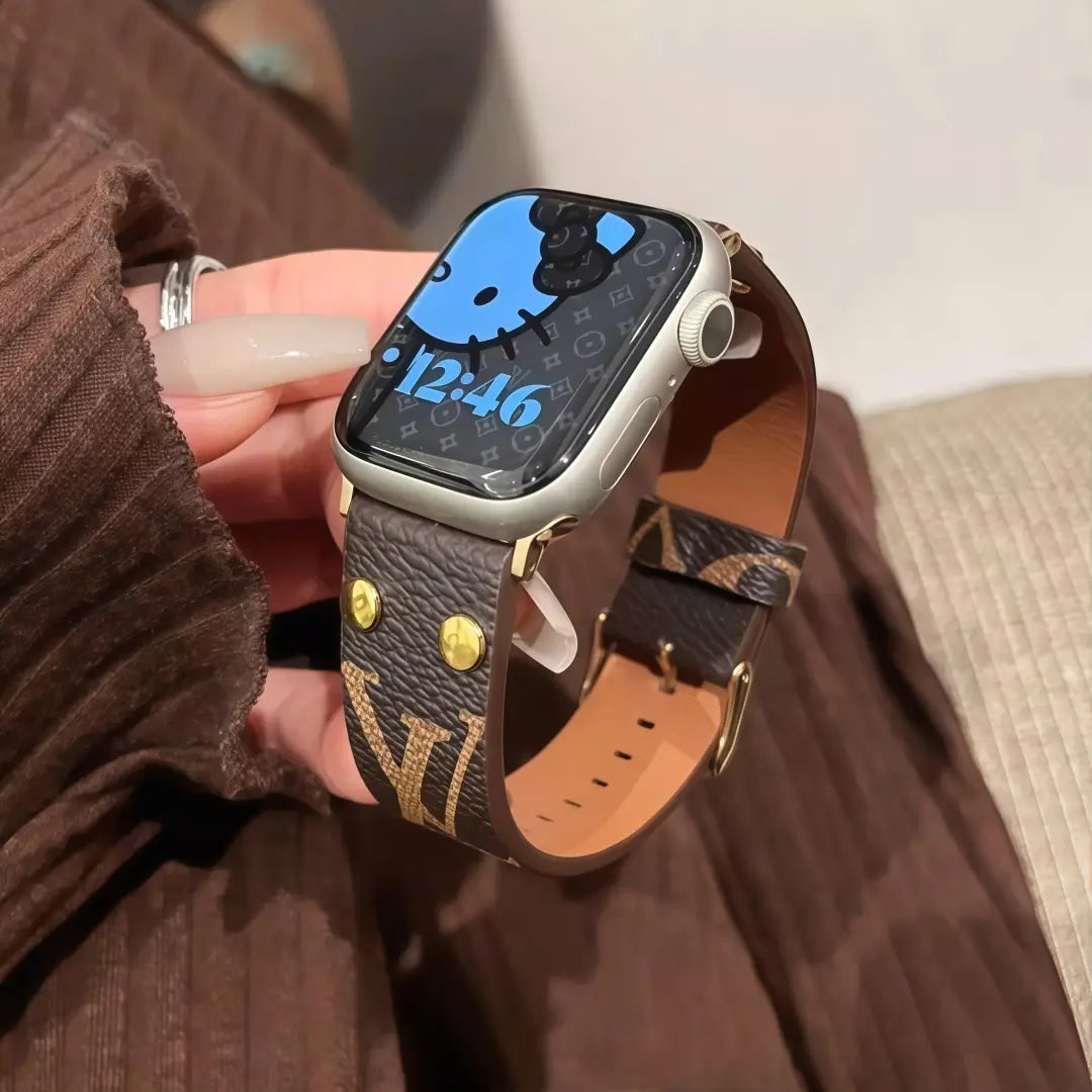 Luxury Leather Band for Apple Watch