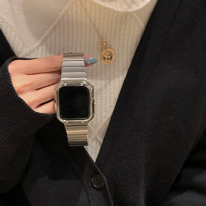 Bamboo Link Stainless Steel Apple Watch Band