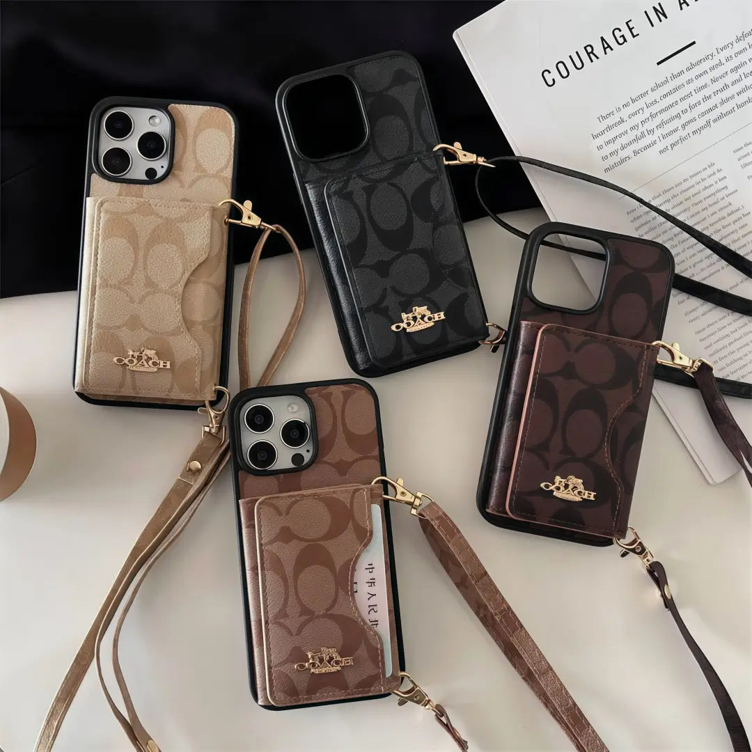 Coach iPhone Case with cardholder