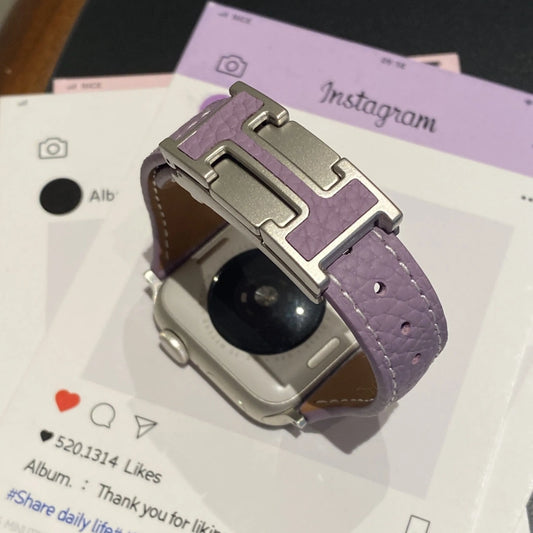 Slim H-shape apple watch band