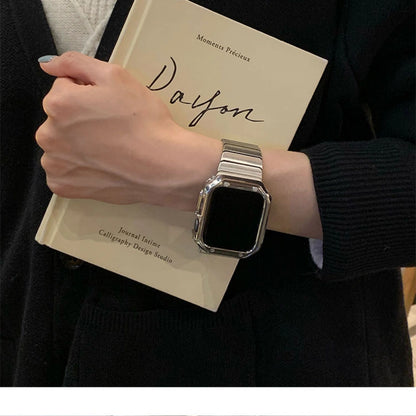 Bamboo Link Stainless Steel Apple Watch Band