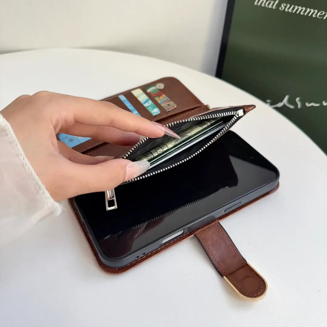 Coach Monogram Leather Samsung Wallet Case