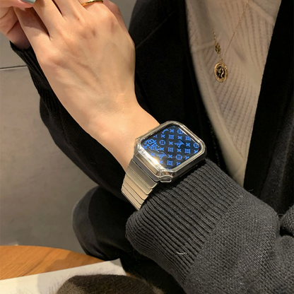 Bamboo Link Stainless Steel Apple Watch Band