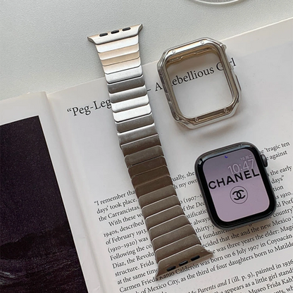 Bamboo Link Stainless Steel Apple Watch Band