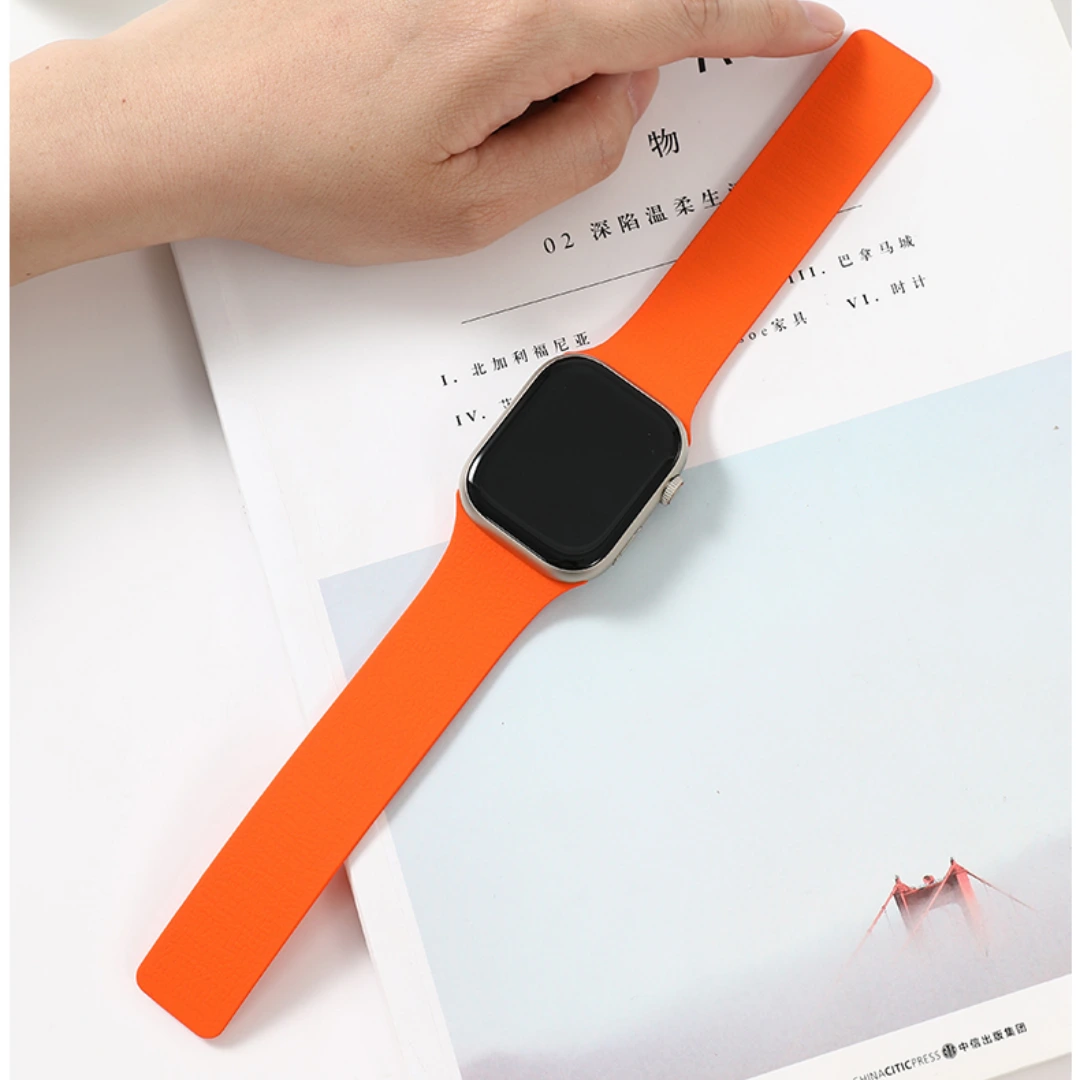 Magnetic Silicone Apple Watch Band