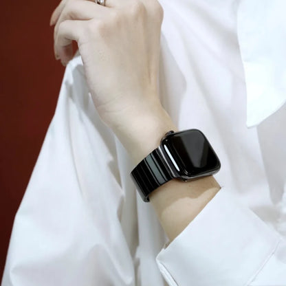 Bamboo Link Stainless Steel Apple Watch Band