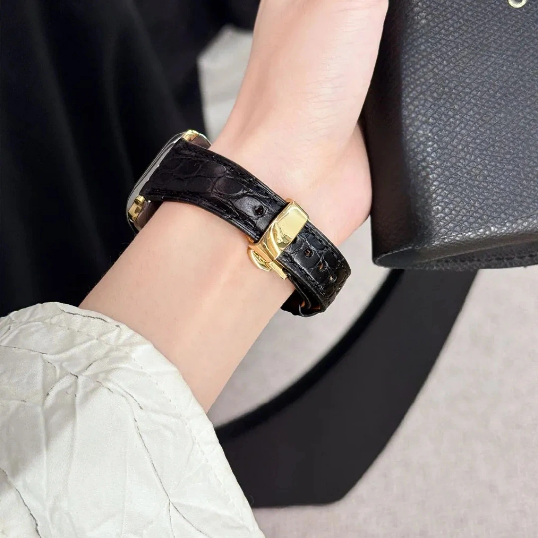 Lizard leather Apple Watch band