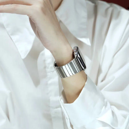 Bamboo Link Stainless Steel Apple Watch Band