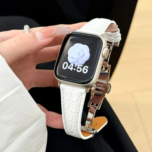Lizard leather Apple Watch band