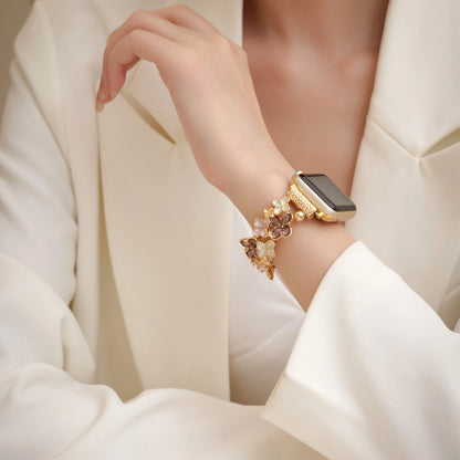 Floral Enamel Stretch Band