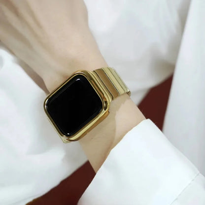 Bamboo Link Stainless Steel Apple Watch Band