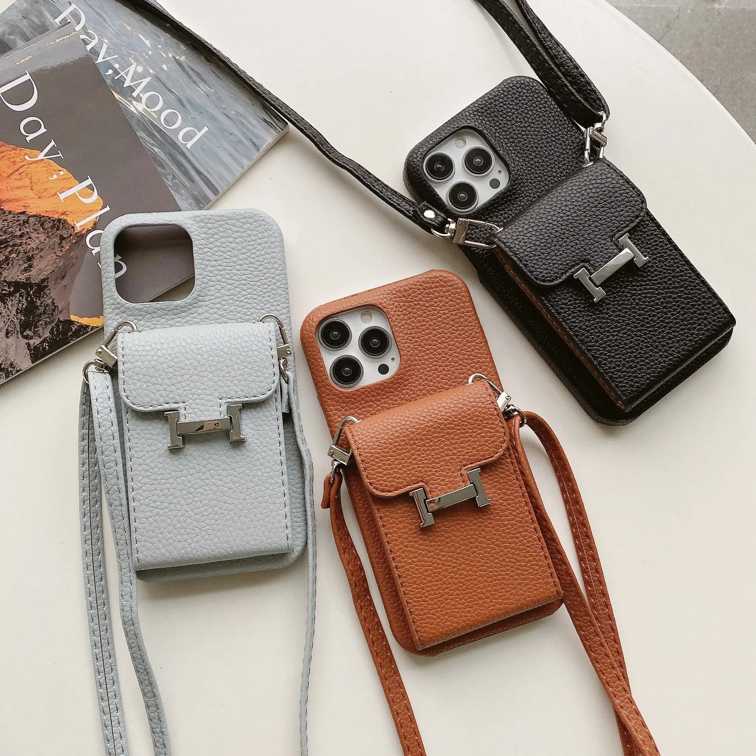 Hermès-Style iPhone Case-Vertical