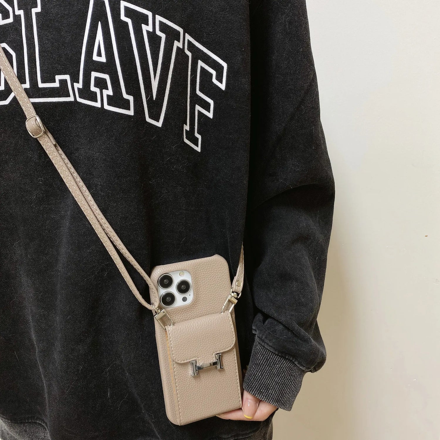 Hermès-Style iPhone Case-Vertical