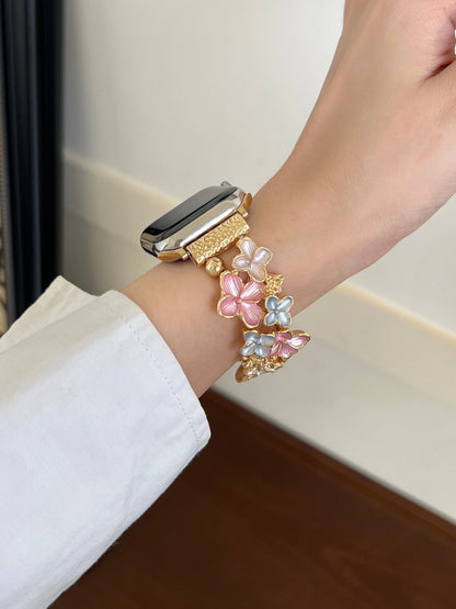 Floral Enamel Stretch Band