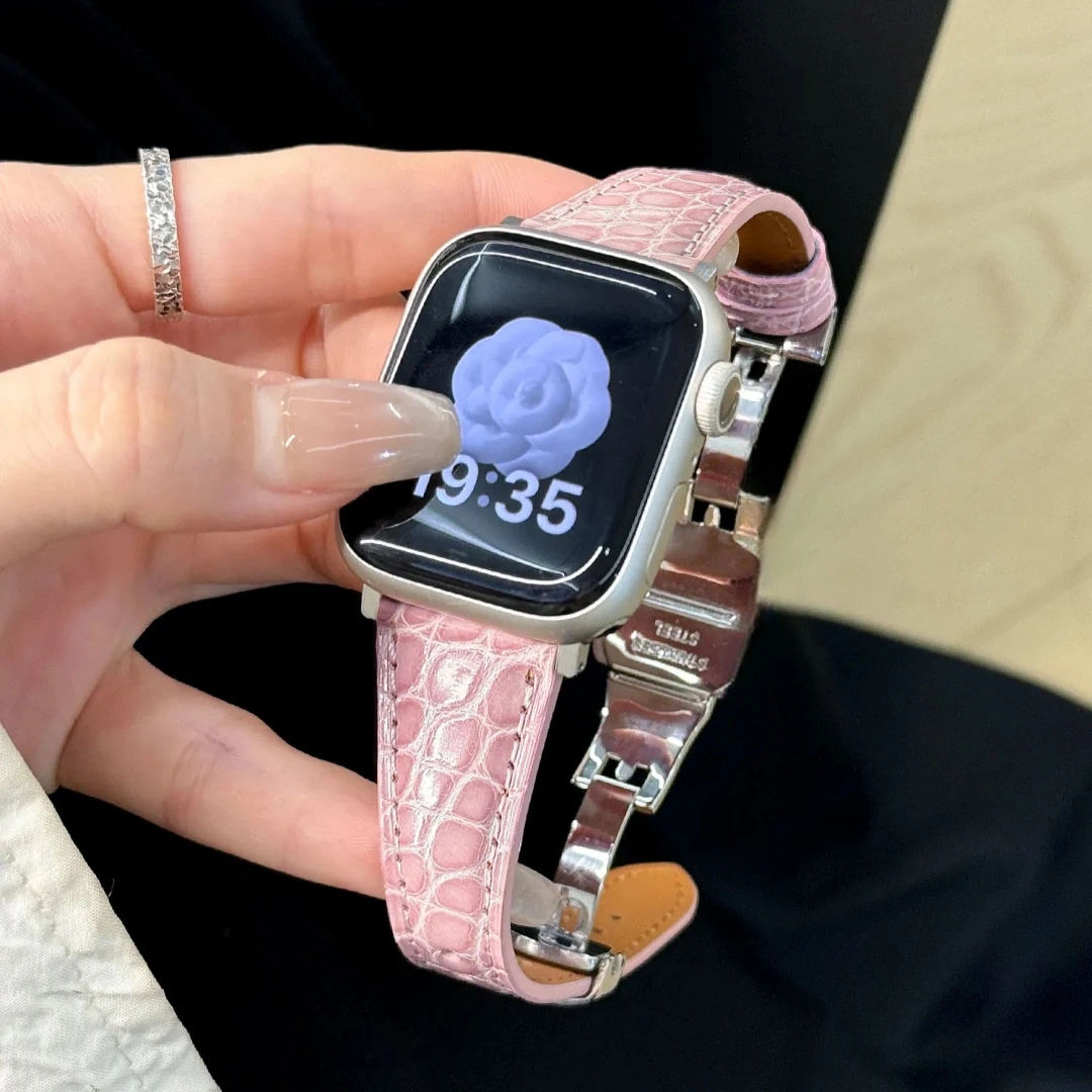 Lizard leather Apple Watch band